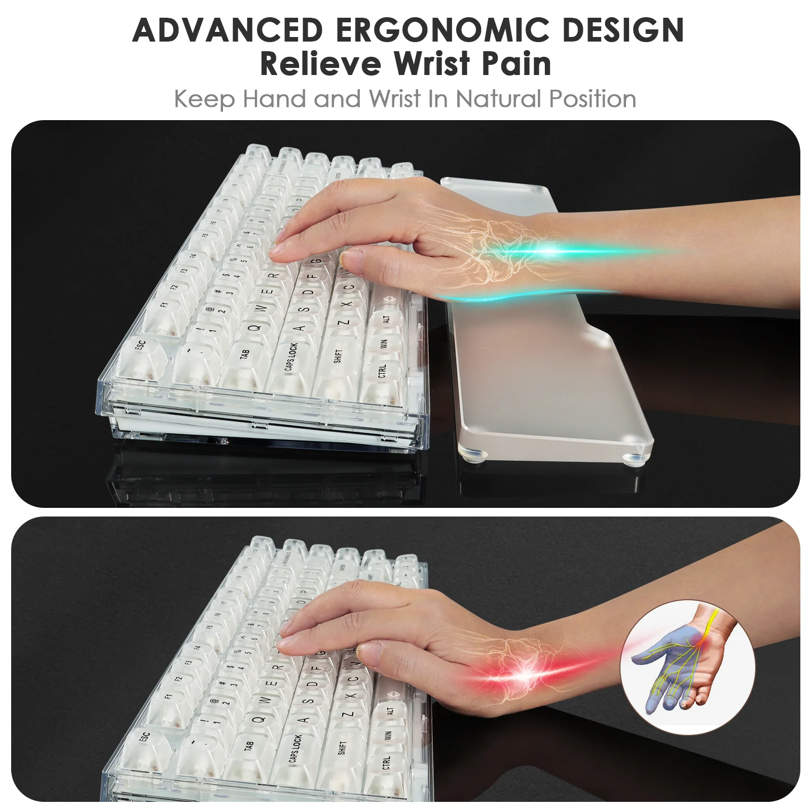 ATTACK SHARK ACRYLIC WRIST REST - Image 27