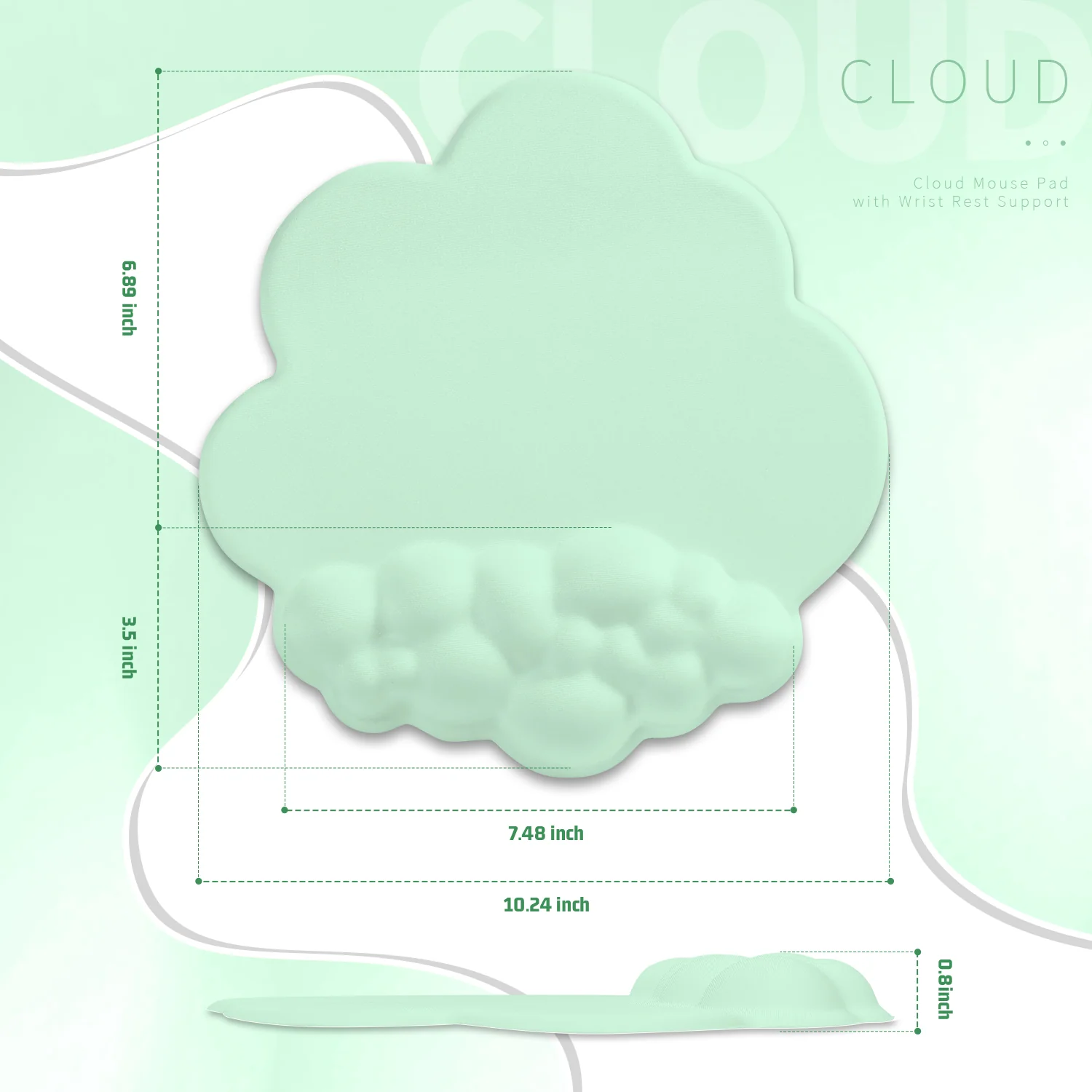 ATTACK SHARK Cloud Mouse Pad - Image 32