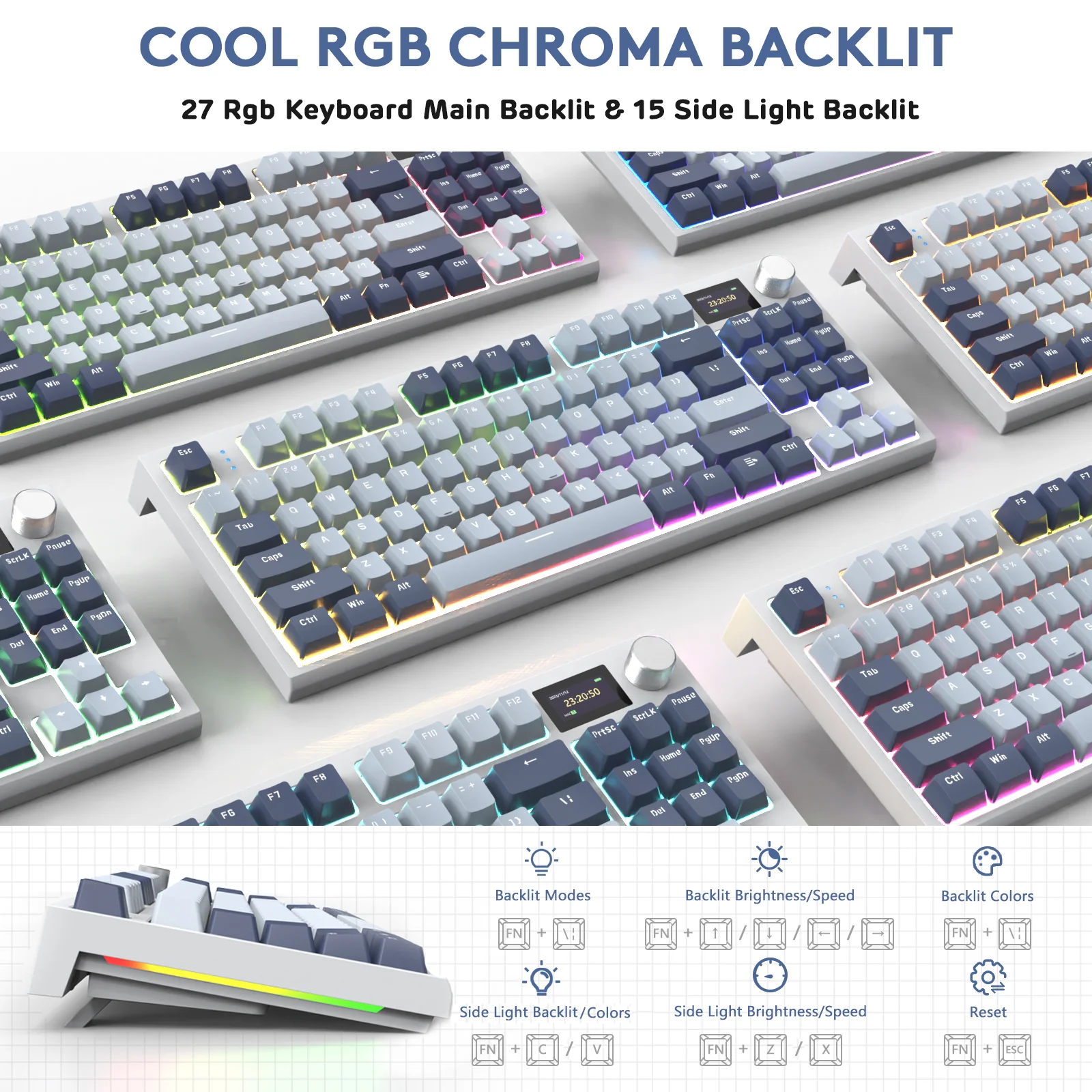 ATTACK SHARK K86 Wireless Mechanical Keyboard with Coiled Cable - Image 15