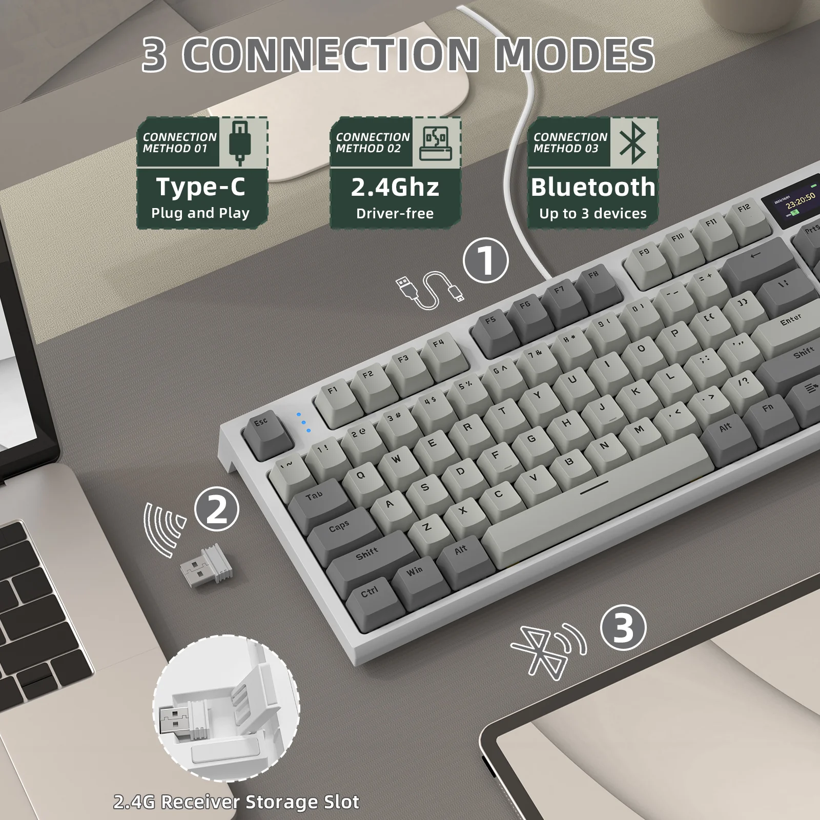 ATTACK SHARK K86 Wireless Mechanical Keyboard - Image 5