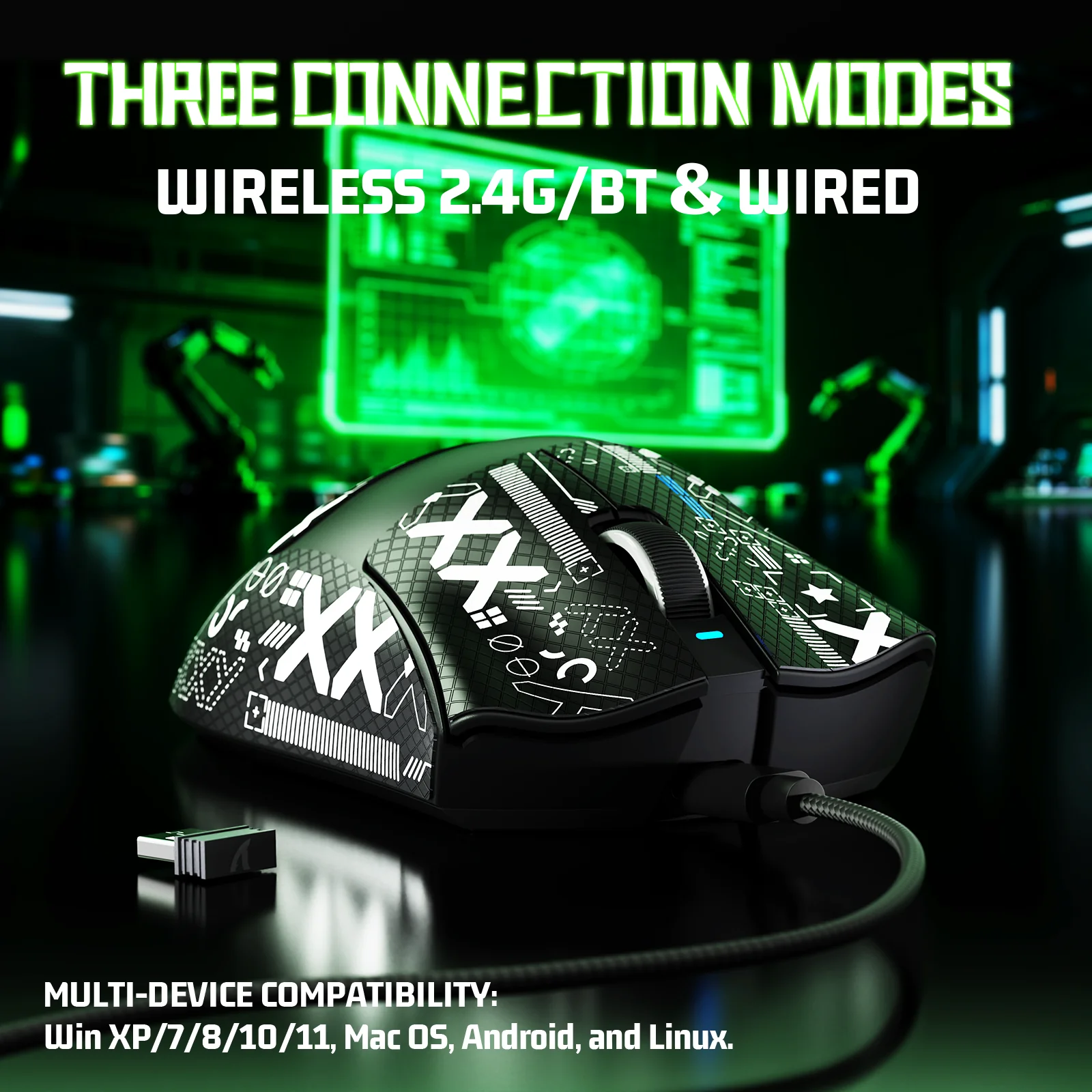 ATTACK SHARK V3 Ultra-Light Tri-Mode Gaming Mouse - Image 34
