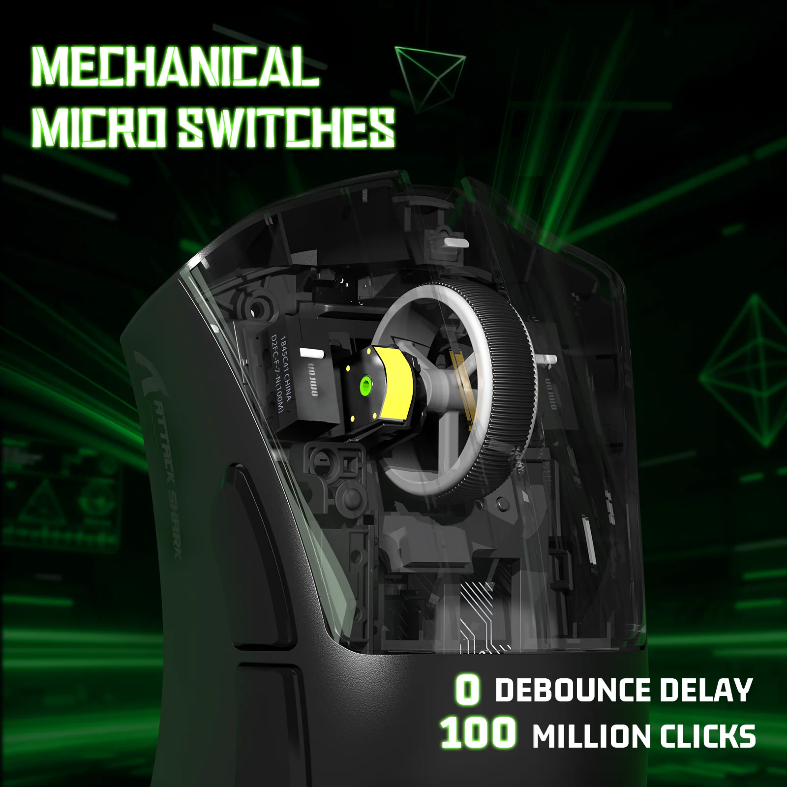 ATTACK SHARK V3 Ultra-Light Tri-Mode Gaming Mouse - Image 4