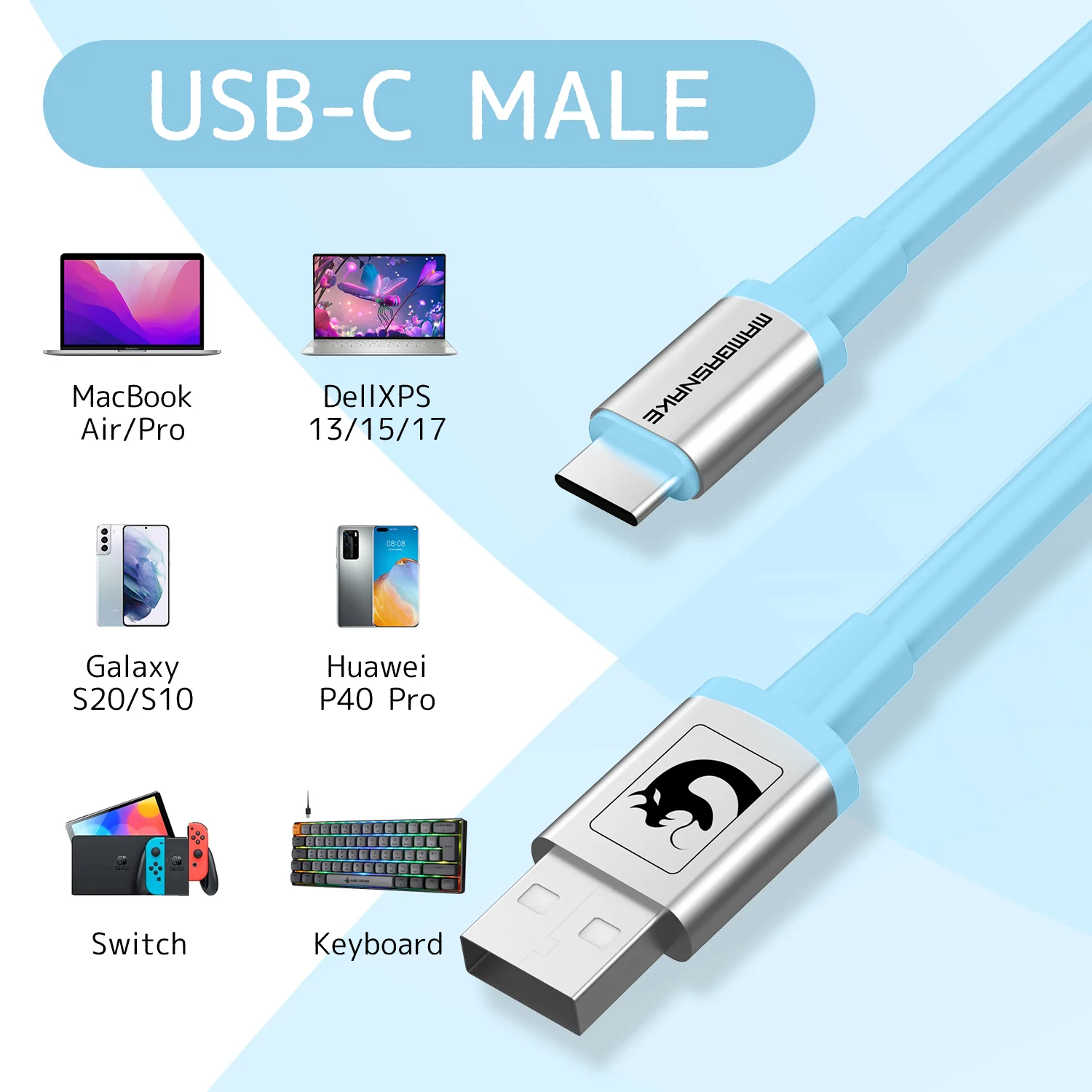 ATTACK SHARK x MAMBASNAKE C01 Coiled Cable - Image 39