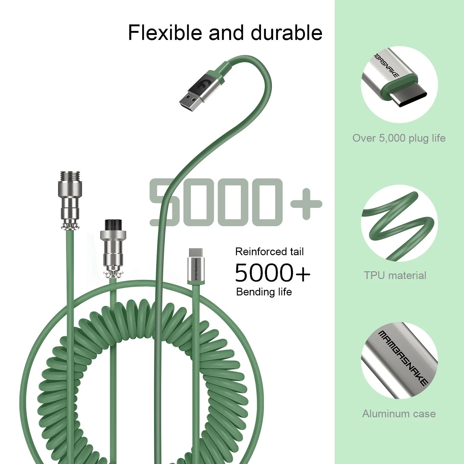 ATTACK SHARK x MAMBASNAKE C01 Coiled Cable - Image 41
