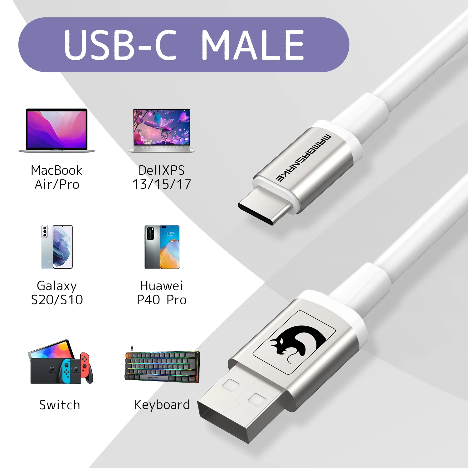 ATTACK SHARK x MAMBASNAKE C01 Coiled Cable - Image 8