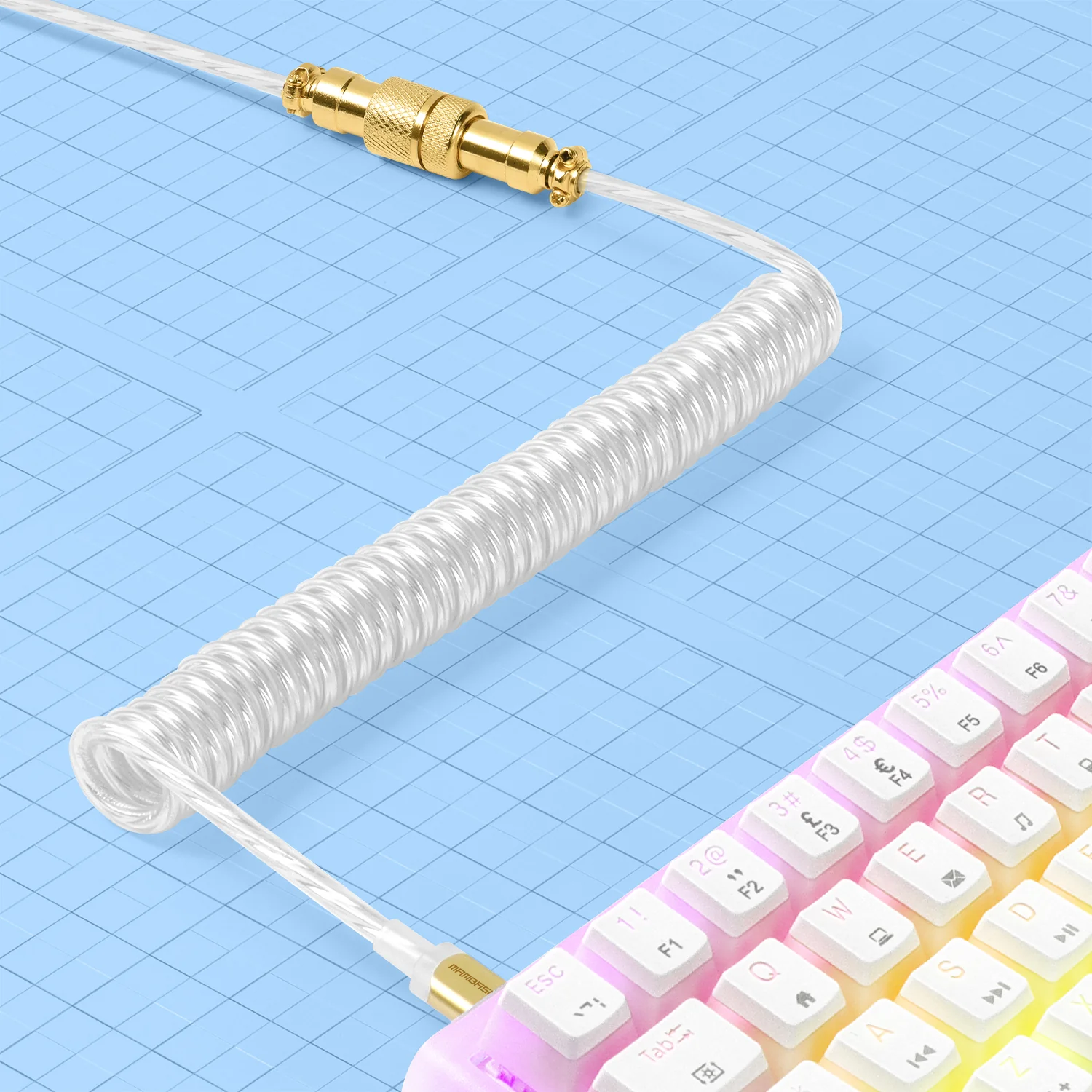 ATTACK SHARK x MAMBASNAKE C02 Coiled Cable - Image 6