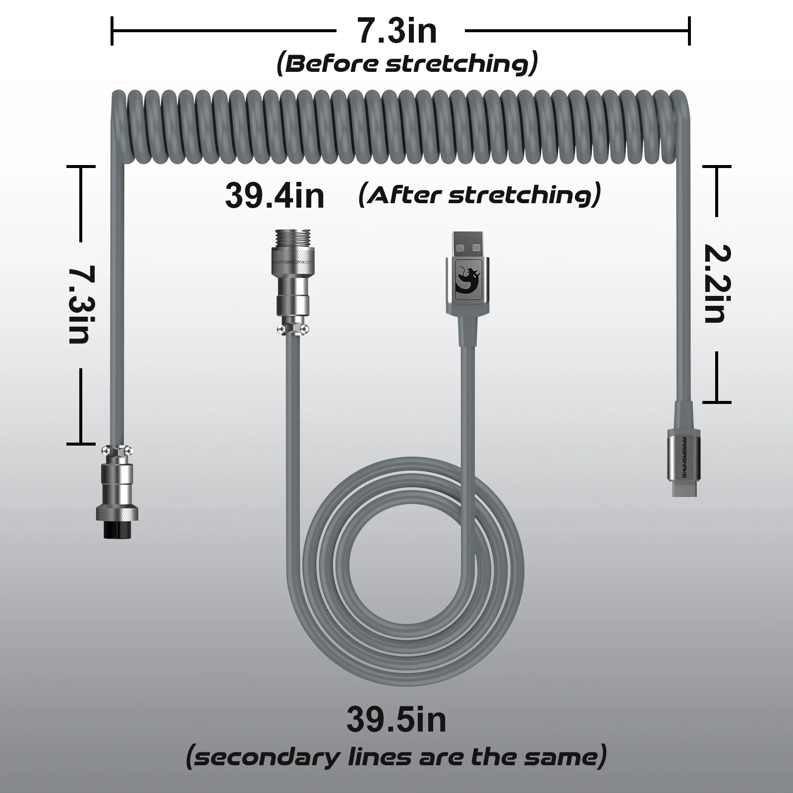 ATTACK SHARK C04 COILED CABLE - Image 17