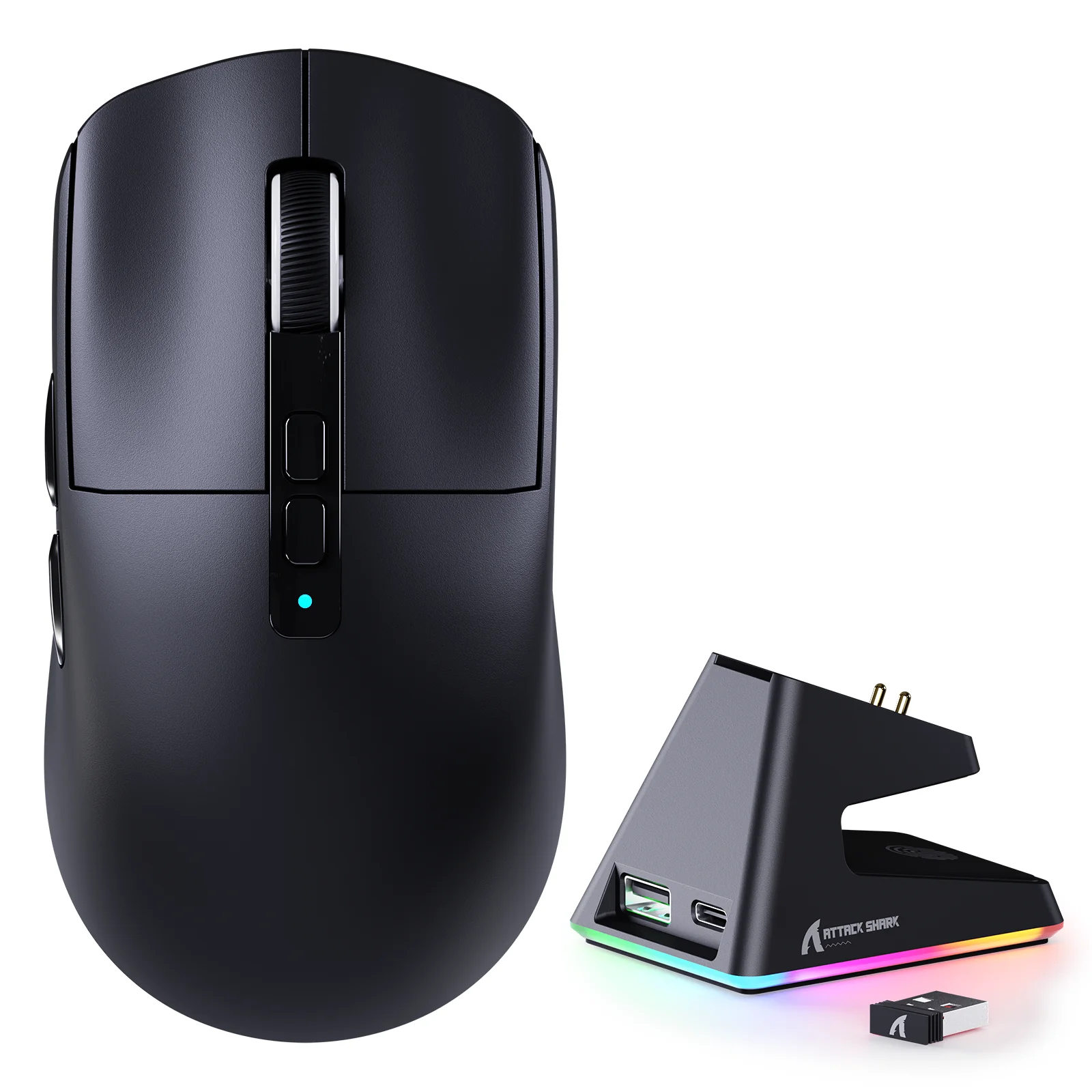 ATTACK SHARK X6 Three Modes Gaming Mouse With Charging Dock - Image 11
